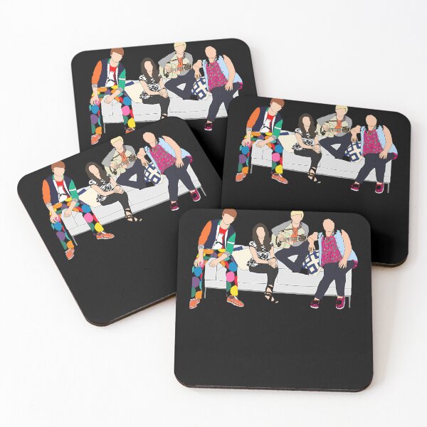 Item preview, Four Friends Sitting On Couch designed and sold by BlueHueTee.