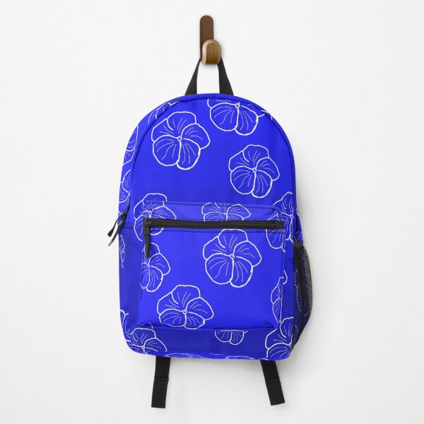 Item preview, Cobalt blue botanical line art designed and sold by wiwiart.