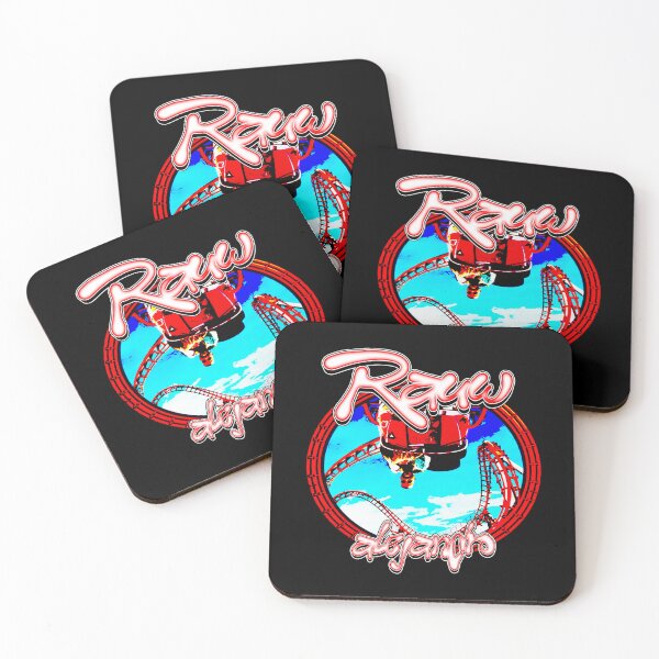 Artikelvorschau, Red Frame Coaster Electropop entworfen und verkauft von DeadTired666.