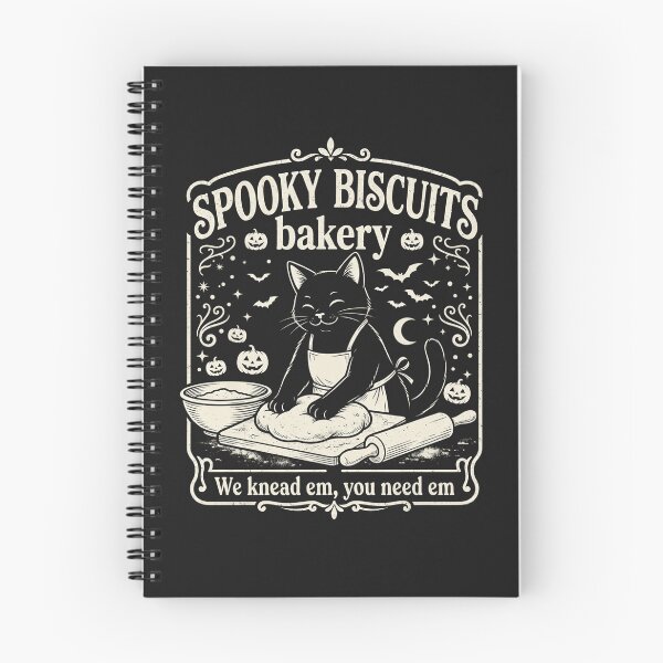 Item preview, Spooky Biscuits Bakery Baking Black Cat Halloween Pumpkin designed and sold by kotastiart.