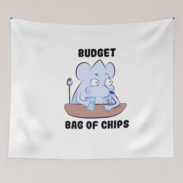 Item preview, Budget? Bag of Chips | Funny Coding Mouse designed and sold by Creatory.studio.