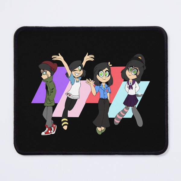 Item preview, Anime Girl Character Parallel Background Bars designed and sold by BlueHueTee.