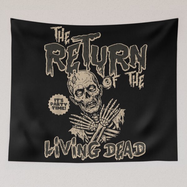 Item preview, Vintage The Return Of The Living Dead Zombie Horror Movie Grunge Art designed and sold by EricCotanori.