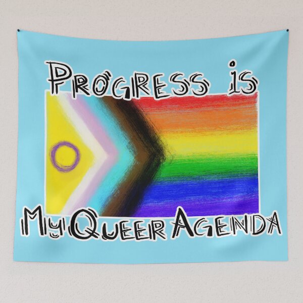 Item preview, progress flag designed and sold by Three-Eyed-Cat.