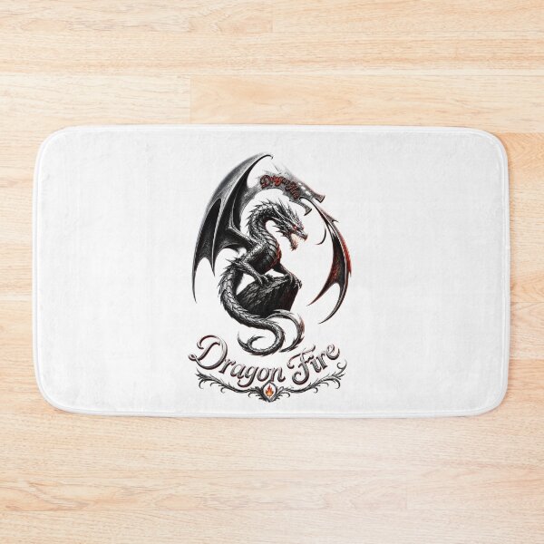 Item preview, Dragon Fire Dark Fantasy Design | Metallic Dragon Art | Gothic Fire Dragon Illustration | Powerful Dragon Graphic designed and sold by Bhaskar Digital Art.
