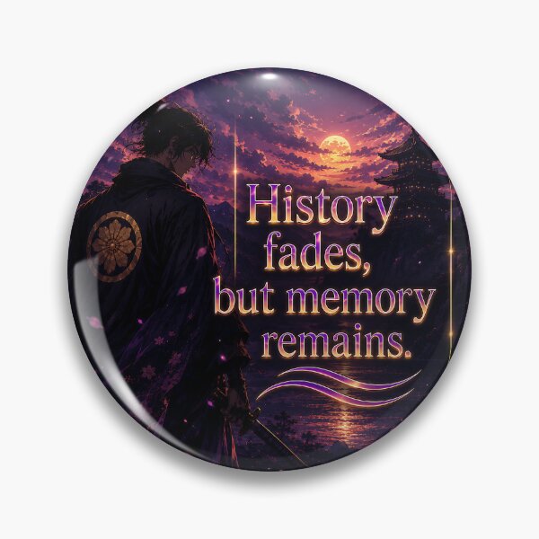 Item preview, History fades, but memory remains.(Anime Ver.) designed and sold by MaxDreamsArt.