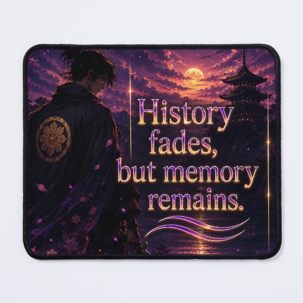 Item preview, History fades, but memory remains.(Anime Ver.) designed and sold by MaxDreamsArt.
