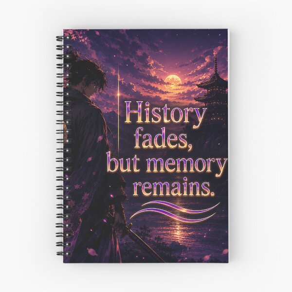 Item preview, History fades, but memory remains.(Anime Ver.) designed and sold by MaxDreamsArt.