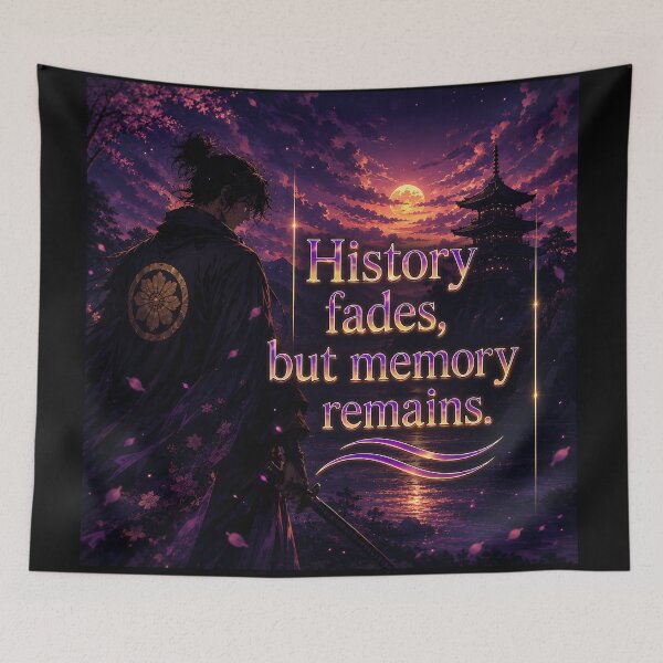 Item preview, History fades, but memory remains.(Anime Ver.) designed and sold by MaxDreamsArt.