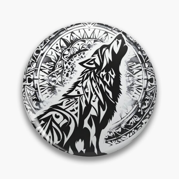 Item preview, Mandala Wolf Song designed and sold by ONYX Pixee.