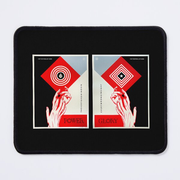 Item preview, Red And Black Constructivist Geometric Hands Poster designed and sold by BlueHueTee.