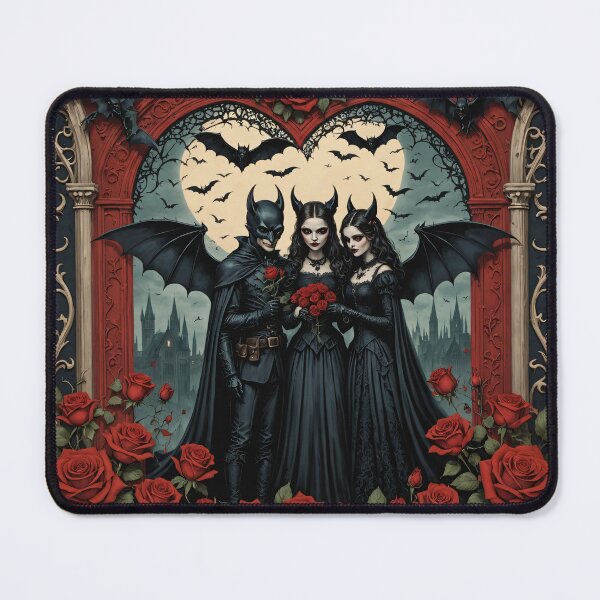 Item preview, Spooky Valentine Art Print designed and sold by PiNoPress.