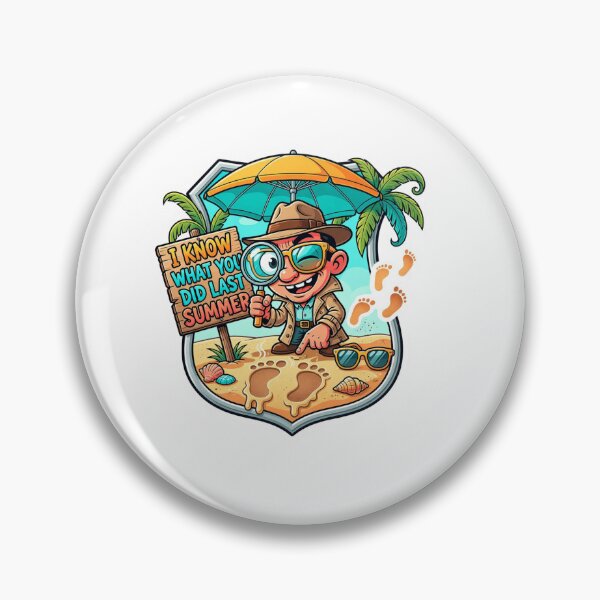 Item preview, I Know What You Did Last Summer Funny Cartoon Sticker designed and sold by Imaginarium of Chaos falcon88 .