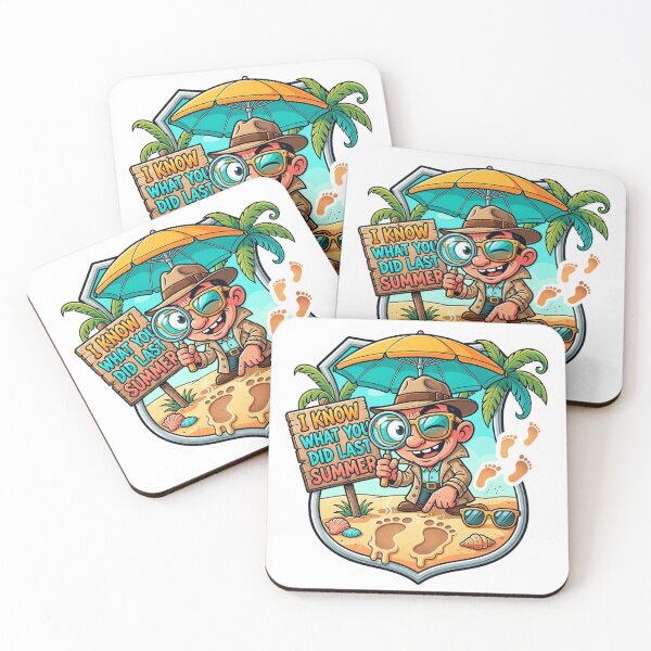 Item preview, I Know What You Did Last Summer Funny Cartoon Sticker designed and sold by Imaginarium of Chaos falcon88 .