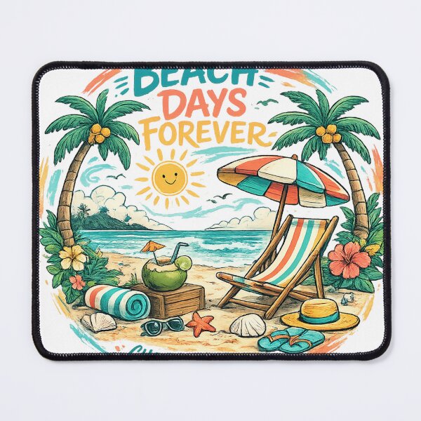Item preview, Beach Days Forever – Chase the Sunshine | Tropical Summer Beach Vacation Retro Design designed and sold by Rx Graphic Studio.
