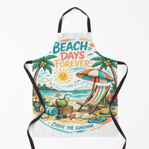 Item preview, Beach Days Forever – Chase the Sunshine | Tropical Summer Beach Vacation Retro Design designed and sold by Rx Graphic Studio.