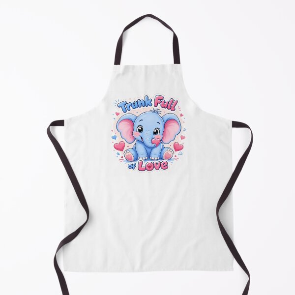 Item preview, Trunk Full of Love Cute Baby Elephant | Kawaii Animal Valentine Cartoon Sticker designed and sold by CRAZZYDOODLES.