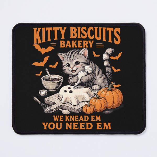 Item preview, Funny Spooky Biscuits Bakery Funny Black Cat Halloween Pumpkin designed and sold by kotastiart.
