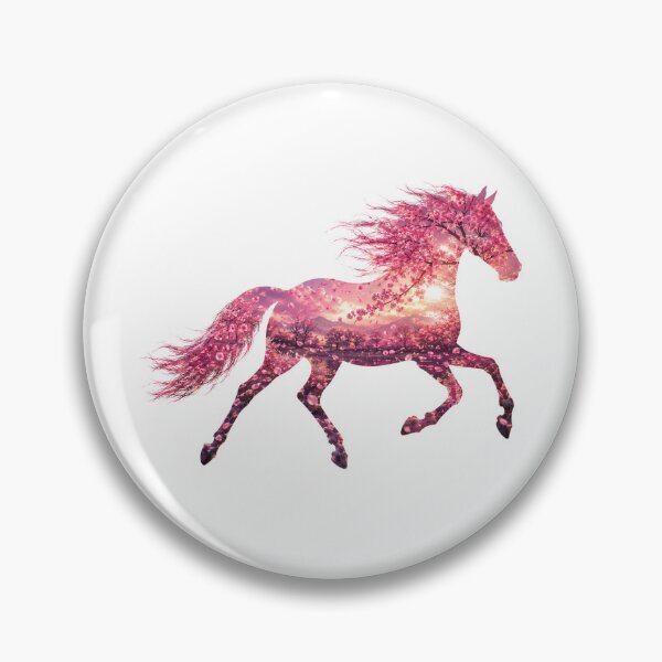 Item preview, Galloping Sakura Horse – Cherry Blossom designed and sold by OTSC.