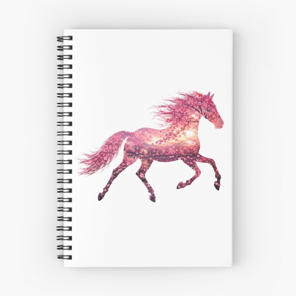 Item preview, Galloping Sakura Horse – Cherry Blossom designed and sold by OTSC.