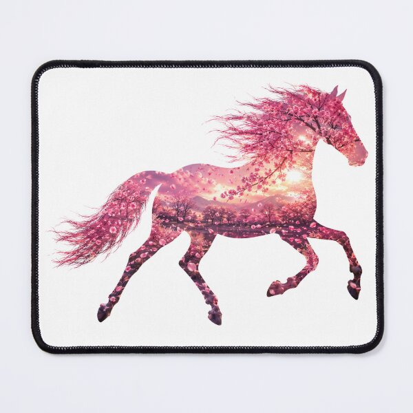 Item preview, Galloping Sakura Horse – Cherry Blossom designed and sold by OTSC.