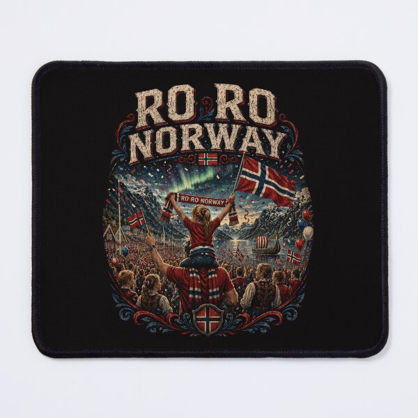 Item preview, Ro Ro Norwegian Norway Flag Culture Row Country T-Shirt designed and sold by Crystal-Tree.