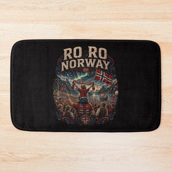 Item preview, Ro Ro Norwegian Norway Flag Culture Row Country T-Shirt designed and sold by Crystal-Tree.