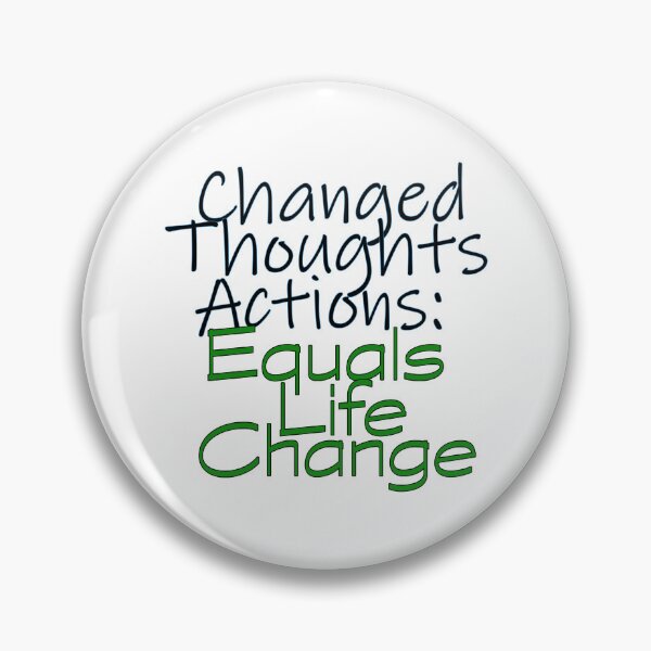 Item preview, Changed Thoughts Actions: Equals Life Change  designed and sold by AGMomsArt.