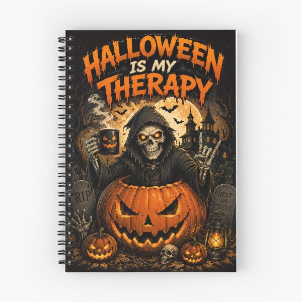 Item preview, HALLOWEEN IS MY THERAPY designed and sold by Brejko.