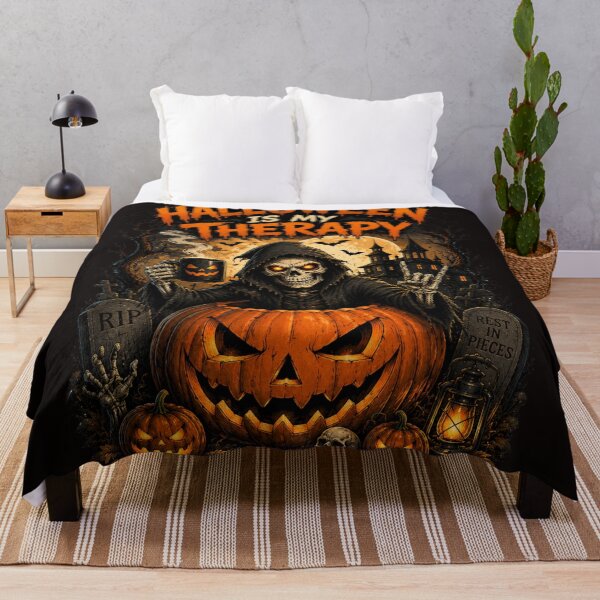 Item preview, HALLOWEEN IS MY THERAPY designed and sold by Brejko.