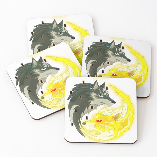 Item preview, Light and dark wolves designed and sold by Artsydragongal.