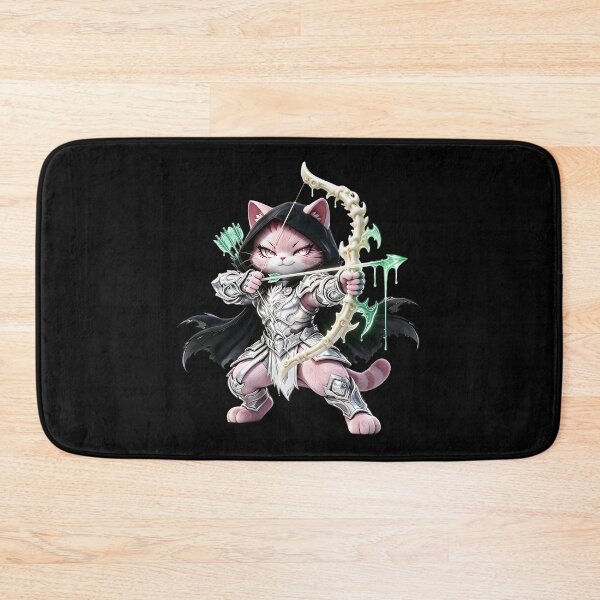 Item preview, Felis Margarita Archer - Pink Silver Ranger Cat designed and sold by ABYSSLAB.
