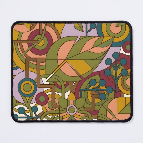Item preview, Maximalist Geometric Botanical Art Print | Mid Century Concrete Floral Collage Poster | Avant Garde Abstract Leaves Canvas designed and sold by SergioMiklos.
