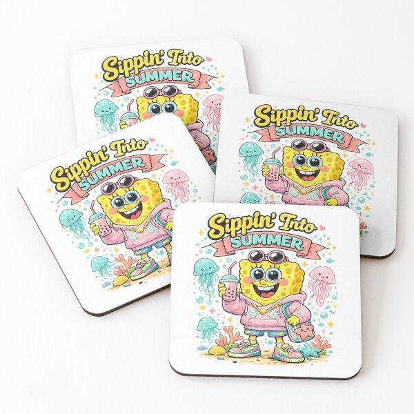 Item preview, Sippin' Into Summer Cute Cartoon Beach Design | Summer Vacation & Tropical Vibes designed and sold by Rx Graphic Studio.