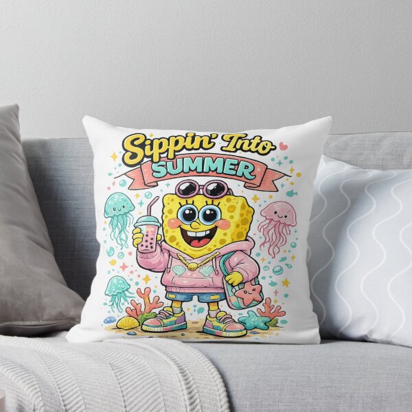 Item preview, Sippin' Into Summer Cute Cartoon Beach Design | Summer Vacation & Tropical Vibes designed and sold by Rx Graphic Studio.