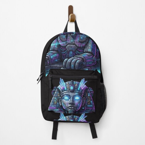Item preview, Cyberpunk Sphinx Automaton Futuristic Ancient Egypt Art designed and sold by alalame.