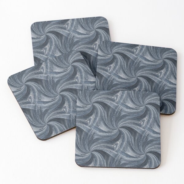 Item preview, Winter Pinch Spiral Pattern in Navy Blue designed and sold by Artistestella.