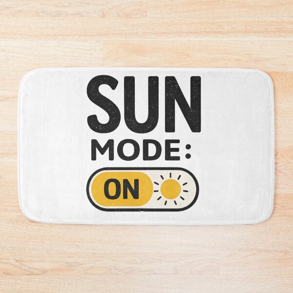 Item preview, Sun Mode On Minimalist Summer Toggle Button Retro Sunshine Graphic designed and sold by MartBook.
