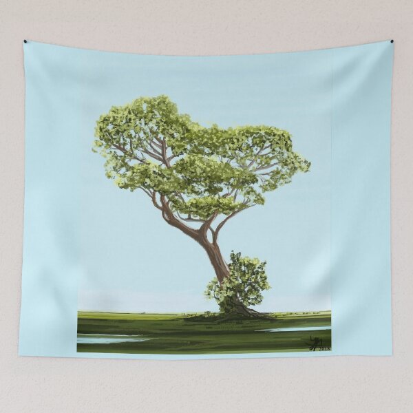 Item preview, Lone Tree Painting designed and sold by Fayes4Art.