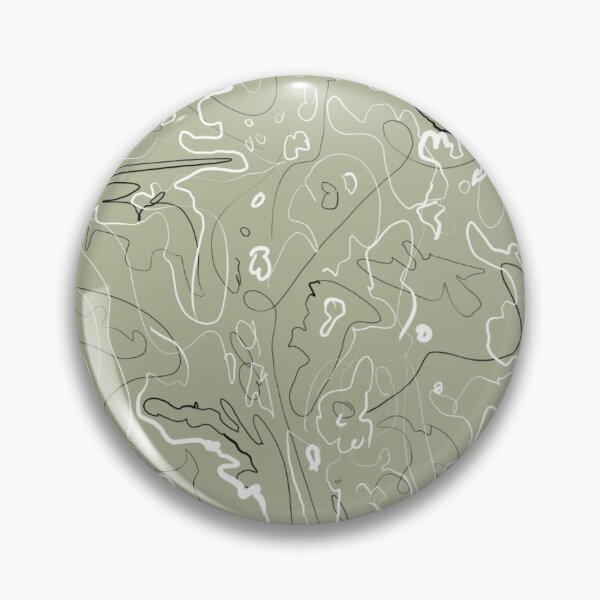 Item preview, Green, white and black lines designed and sold by byArtistandMuse.
