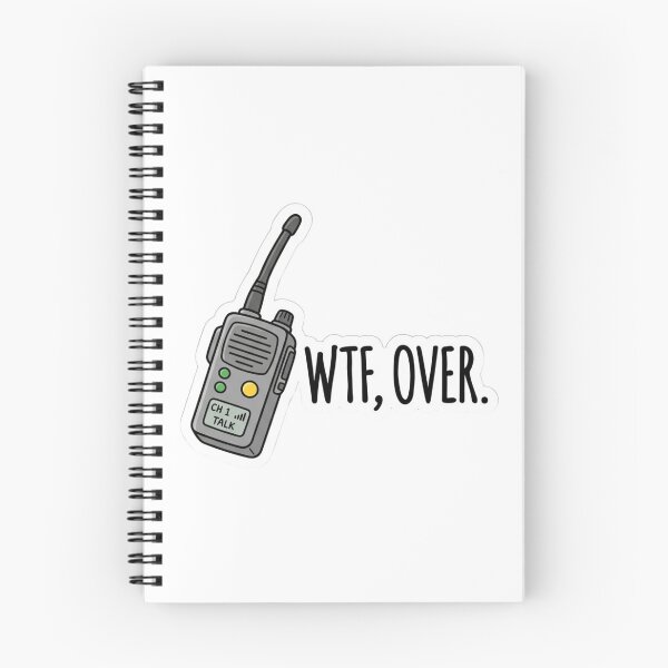 Item preview, WTF Over Walkie Talkie designed and sold by raedattia.