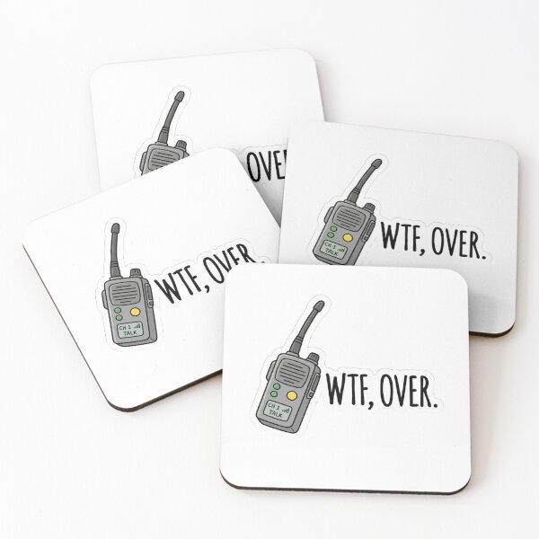 Item preview, WTF Over Walkie Talkie designed and sold by raedattia.