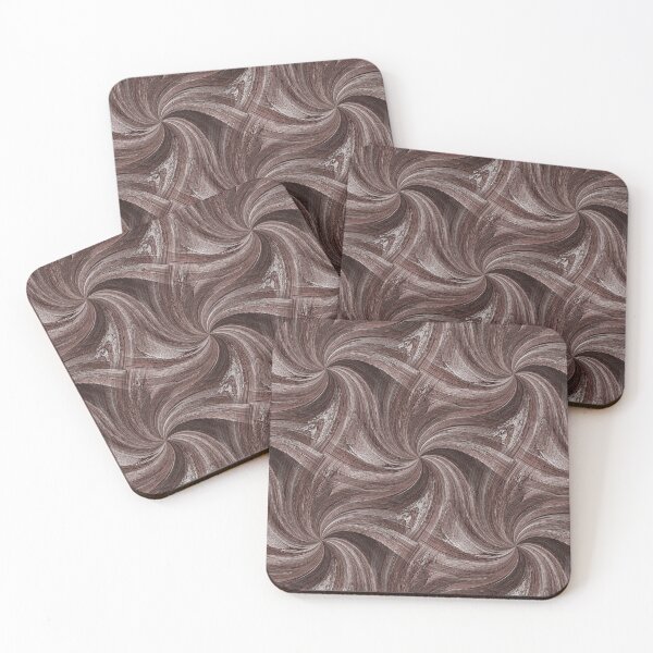 Item preview, Winter Pinch Spiral Pattern in Brown designed and sold by Artistestella.
