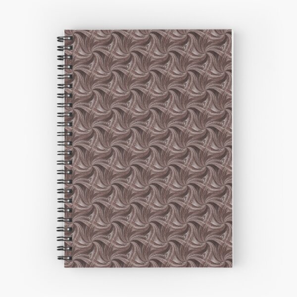 Item preview, Winter Pinch Spiral Pattern in Brown designed and sold by Artistestella.