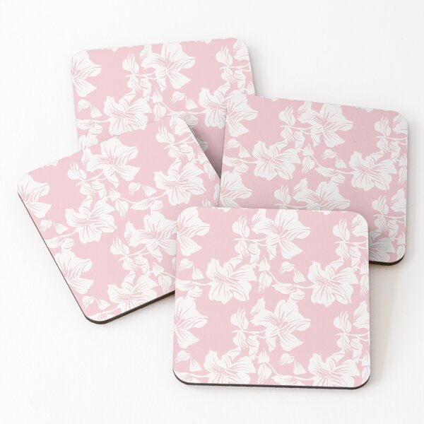 Item preview, Pink Floral Pattern Elegant Silhouette Botanical Art designed and sold by Zaya_art.