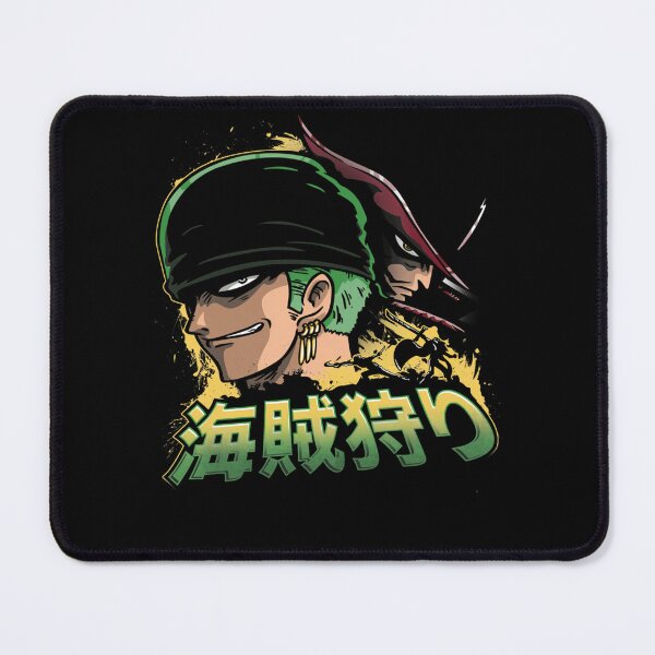 Item preview, Green Hair Swordsman Anime Character Portrait With Japanese designed and sold by secludedartwork.