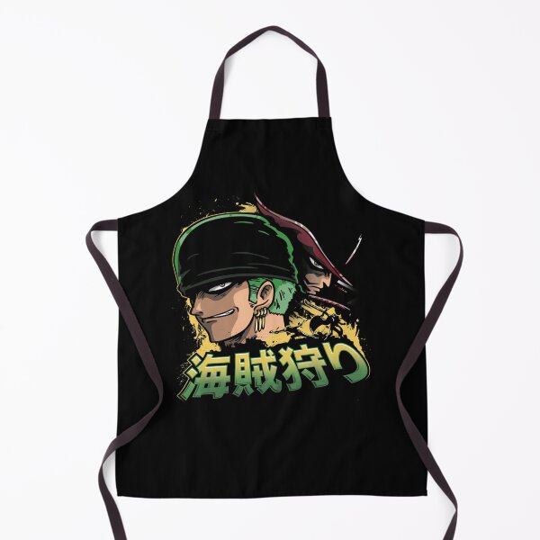 Item preview, Green Hair Swordsman Anime Character Portrait With Japanese designed and sold by secludedartwork.
