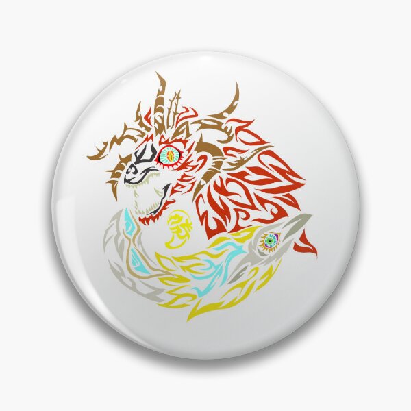 Item preview, Light and demon dragon duel  designed and sold by Artsydragongal.