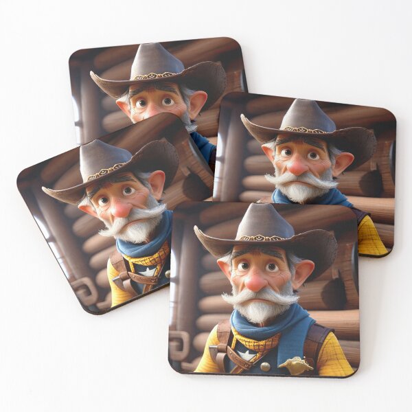 Item preview, Old Fart playing a cowboy designed and sold by Colin Bentham.