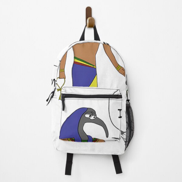 Item preview, Disappointed Egyptian God Cartoon And Trash Bin designed and sold by secludedartwork.
